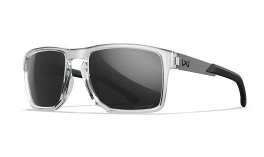 WX APEX, Lenses: CAPTIVATE™ Grey, Frame: Gloss Crystal Clear