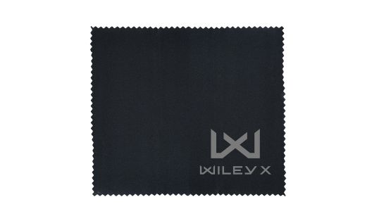 WX Cleaning Cloth, Black, w/ WX/Wiley X Logo