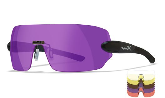 WX DETECTION, Shields: Clear/Yellow/Orange/Purple/Copper, Frame: Matte Black