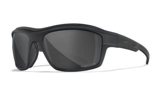 WX OZONE, Lenses: CAPTIVATE™ Polarized Grey, Frame: Matte Black
