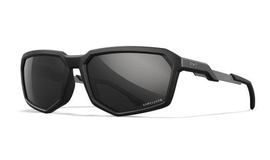WX RECON, Lenses: CAPTIVATE™ Polarized Black Mirror, Frame: Matte Black