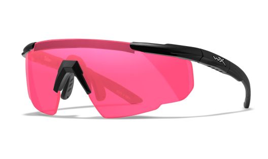 SABER ADVANCED, Shield: Vermillion, Frame: Matte Black
