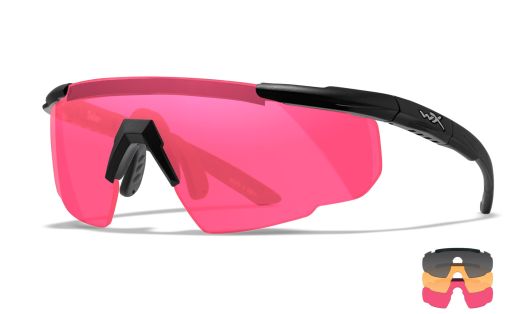 SABER ADVANCED, Shields: Grey/Light Rust/Vermillion, Frame: Matte Black