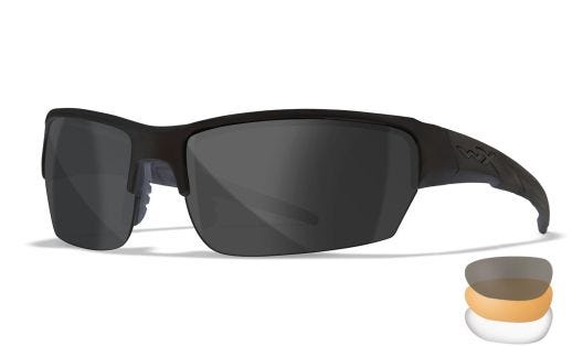 WX SAINT, Lenses: Grey/Clear/Light Rust, Frame: Matte Black