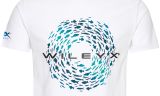 WX Fish T-shirt, White Cotton w/ Wiley X,  Image Thumbnail