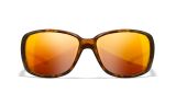 WX AFFINITY, Lenses: CAPTIVATE™ Polarized Bronze Mirror, Frame: Matte Demi Brown Image Thumbnail