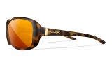 WX AFFINITY, Lenses: CAPTIVATE™ Polarized Bronze Mirror, Frame: Matte Demi Brown Image Thumbnail