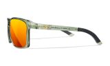 WX ALFA, Lenses: CAPTIVATE™ Polarized Bronze Mirror, Frame: Gloss Crystal Light Olive/Grey Image Thumbnail