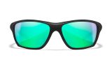 WX ASPECT, Lenses: CAPTIVATE™ Polarized Green Mirror, Frame: Matte Black Image Thumbnail