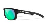 WX ASPECT, Lenses: CAPTIVATE™ Polarized Green Mirror, Frame: Matte Black Image Thumbnail