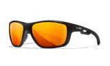 Image of WX ASPECT, Lenses: CAPTIVATE™ Polarized Bronze Mirror, Frame: Matte Black