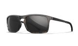 Image of WX AXE, Lenses: CAPTIVATE™ Polarized Black Mirror, Frame: Matte Tortoise Brown