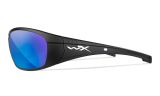 WX BOSS, Lenses: CAPTIVATE™ Polarized Blue Mirror, Frame: Matte Black Image Thumbnail