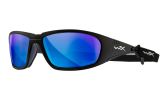 WX BOSS, Lenses: CAPTIVATE™ Polarized Blue Mirror, Frame: Matte Black Image Thumbnail