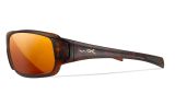 WX BREACH, Lenses: CAPTIVATE™ Polarized Bronze Mirror, Frame: Matte Hickory Brown Image Thumbnail