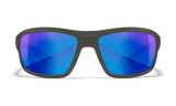WX CONTEND, Lenses: CAPTIVATE™ Polarized Blue Mirror, Frame: Matte Graphite Image Thumbnail