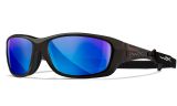 WX GRAVITY, Lenses: CAPTIVATE™ Polarized Blue Mirror, Frame: Black Crystal Image Thumbnail