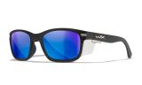 WX HELIX, Lenses: CAPTIVATE™ Polarized Blue Mirror, Frame: Matte Black Image Thumbnail