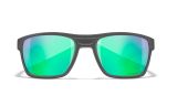 WX KINGPIN, Lenses: CAPTIVATE™ Polarized Green Mirror, Frame: Matte Graphite Image Thumbnail