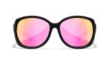 WX MYSTIQUE, Lenses: CAPTIVATE™ Polarized Rose Gold Mirror, Frame: Gloss Black Image Thumbnail