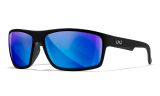 WX PEAK XL, Lenses: CAPTIVATE™ Polarized Blue Mirror, Frame: Matte Black Image Thumbnail