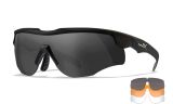 Image of WX ROGUE COMM, Shields: Grey/Clear/Light Rust, Frame: Matte Black