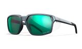 WX SIERRA, Lenses: CAPTIVATE™ Polarized Green Mirror, Frame: Matte Graphite Image Thumbnail