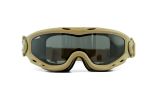 SPEAR DUAL LENS, Shields: Grey/Clear/Light Rust, Frame: Matte Tan Image Thumbnail