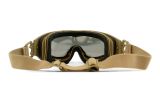 SPEAR DUAL LENS, Shields: Grey/Clear/Light Rust, Frame: Matte Tan Image Thumbnail