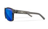WX TREK, Lenses: CAPTIVATE™ Polarized Blue Mirror, Frame: Gloss Crystal Dark Grey Image Thumbnail