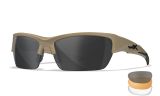 Image of WX VALOR 2.5, Lenses: Grey/Clear/Light Rust, Frame: Matte Tan