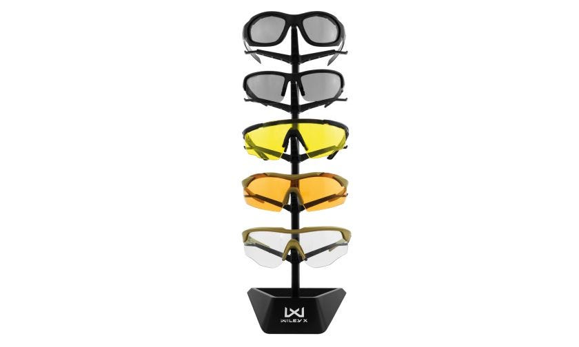 WX Display, Room for 1-5 pairs of eyewear, Black Image