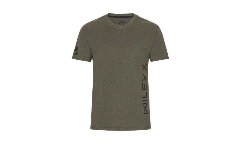 WX CANYON T-Shirt, Sage Green, OD Green Vertical Wiley X Image