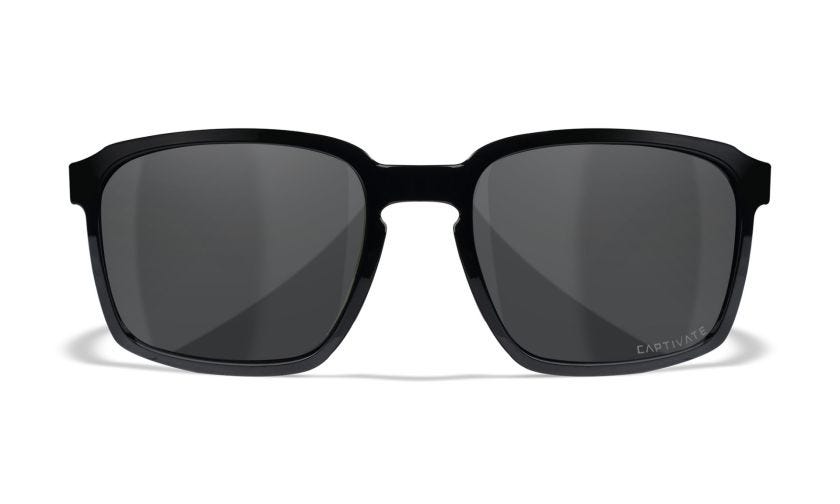 WX ALFA, Lenses: CAPTIVATE™ Polarized Grey, Frame: Gloss Black Image