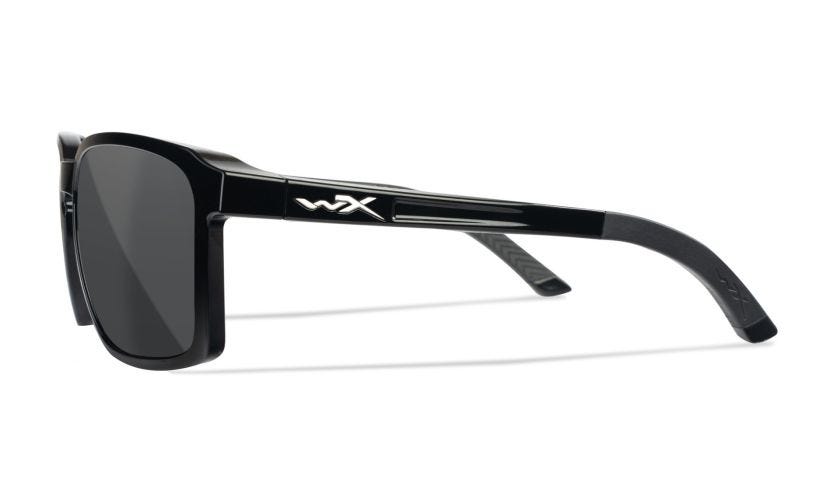 WX ALFA, Lenses: CAPTIVATE™ Polarized Grey, Frame: Gloss Black Image
