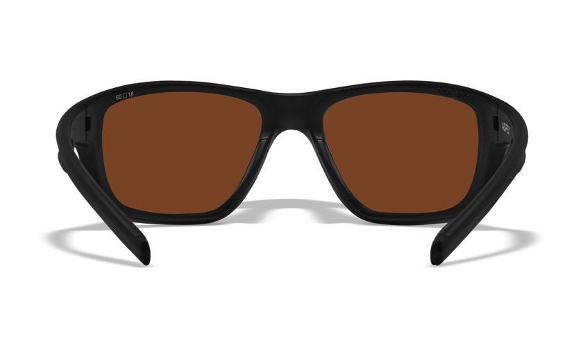 WX ASPECT, Lenses: CAPTIVATE™ Polarized Green Mirror, Frame: Matte Black Image