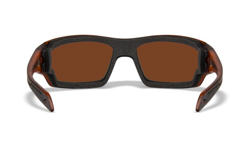 WX BREACH, Lenses: CAPTIVATE™ Polarized Bronze Mirror, Frame: Matte Hickory Brown Image