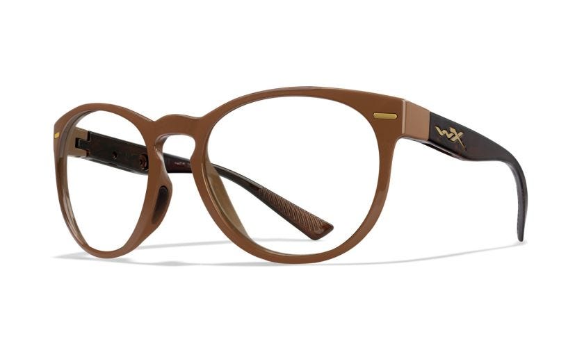 WX COVERT, Lenses: Not included, Frame: Gloss Coffee/Crystal Brown Image