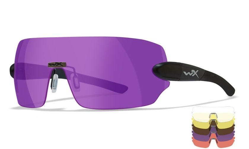 WX DETECTION, Shields: Clear/Yellow/Orange/Purple/Copper, Frame: Matte Black Image