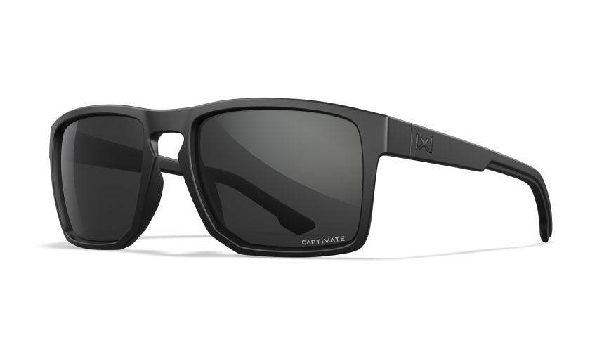WX FOUNDER, Lenses: CAPTIVATE™ Grey, Frame: Matte Black Image