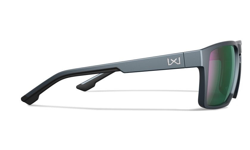 WX FOUNDER, Lenses: CAPTIVATE™ Polarized Green Mirror, Frame: Matte Graphite Image
