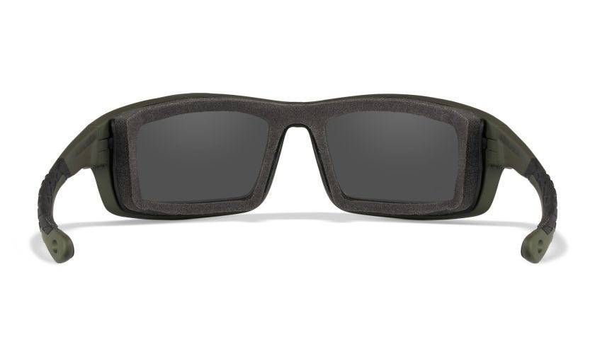 WX GRID, Lenses: CAPTIVATE™ Polarized Grey, Frame: Matte Utility Green Image