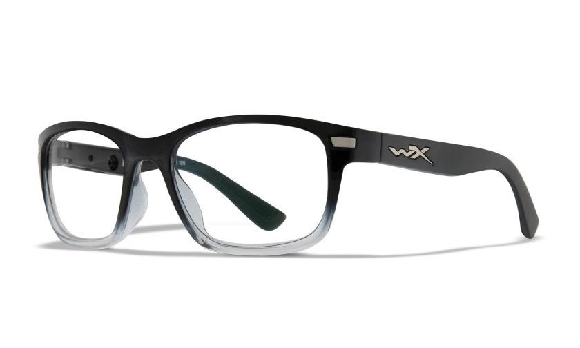 WX HELIX, Lenses: Not included, Frame: Gloss Black Fade to Clear Crystal Image