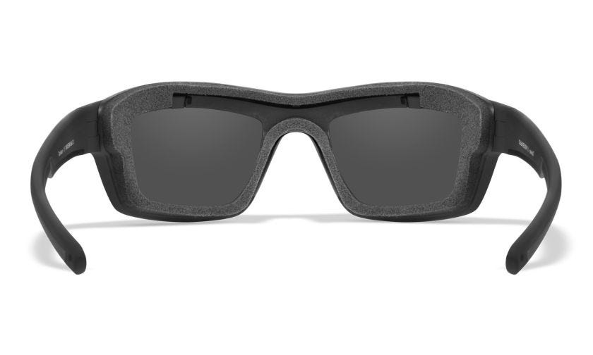 WX OZONE, Lenses: CAPTIVATE™ Polarized Grey, Frame: Matte Black Image