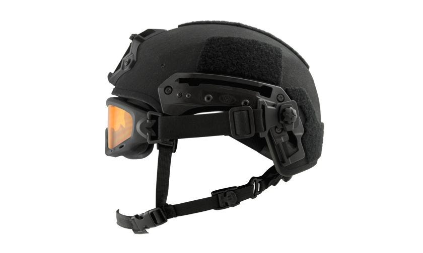 SPEAR - NERVE, Team Wendy Exfil® Helmet, Rail Attachement System - Black Image