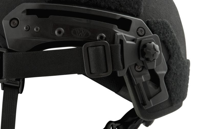 SPEAR - NERVE, Team Wendy Exfil® Helmet, Rail Attachement System - Black Image