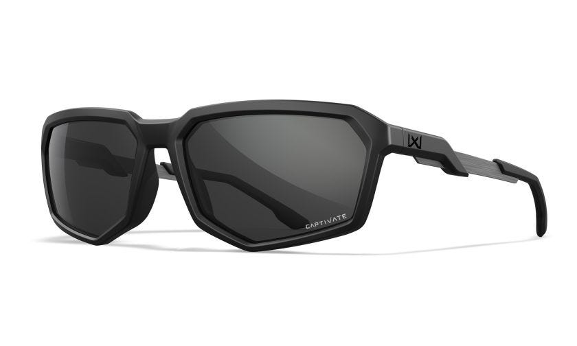 WX RECON, Lenses: CAPTIVATE™ Grey, Frame: Matte Black Image