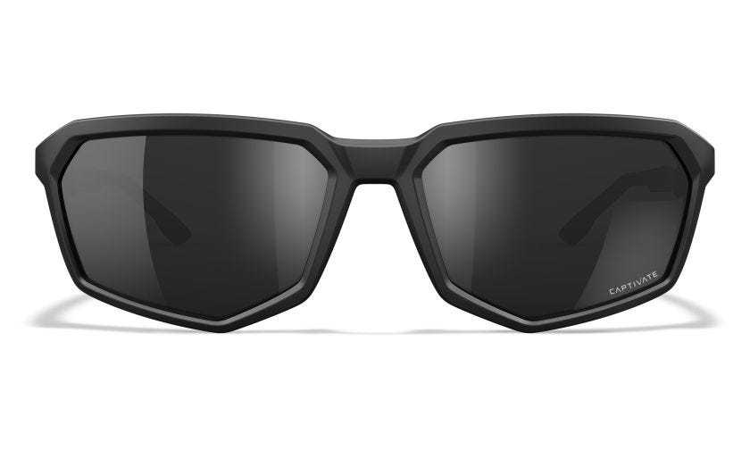 WX RECON, Lenses: CAPTIVATE™ Polarized Black Mirror, Frame: Matte Black Image