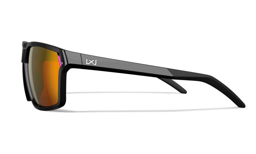 WX SIERRA, Lenses: CAPTIVATE™ Red Mirror, Frame: Gloss Black Image