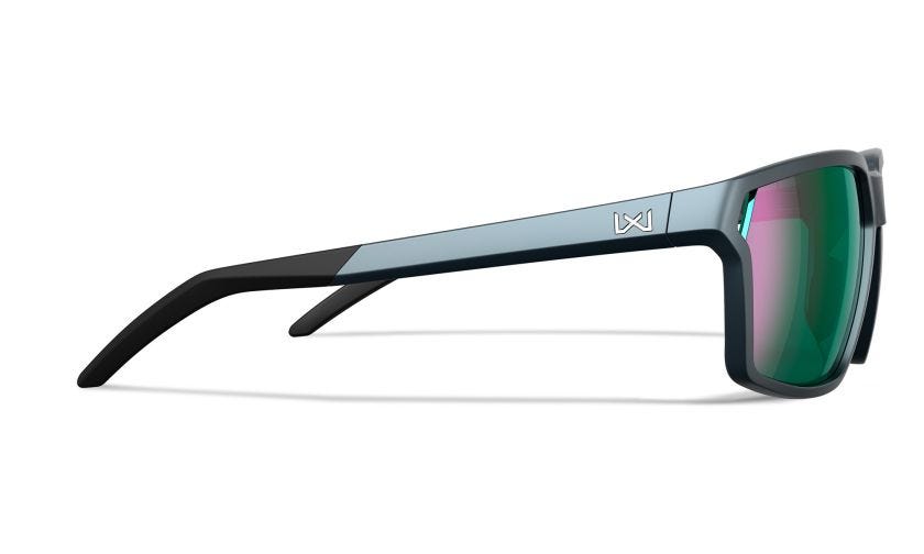 WX SIERRA, Lenses: CAPTIVATE™ Polarized Green Mirror, Frame: Matte Graphite Image